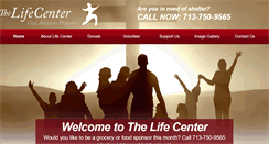 Desktop Screenshot of lifecenterhouston.com